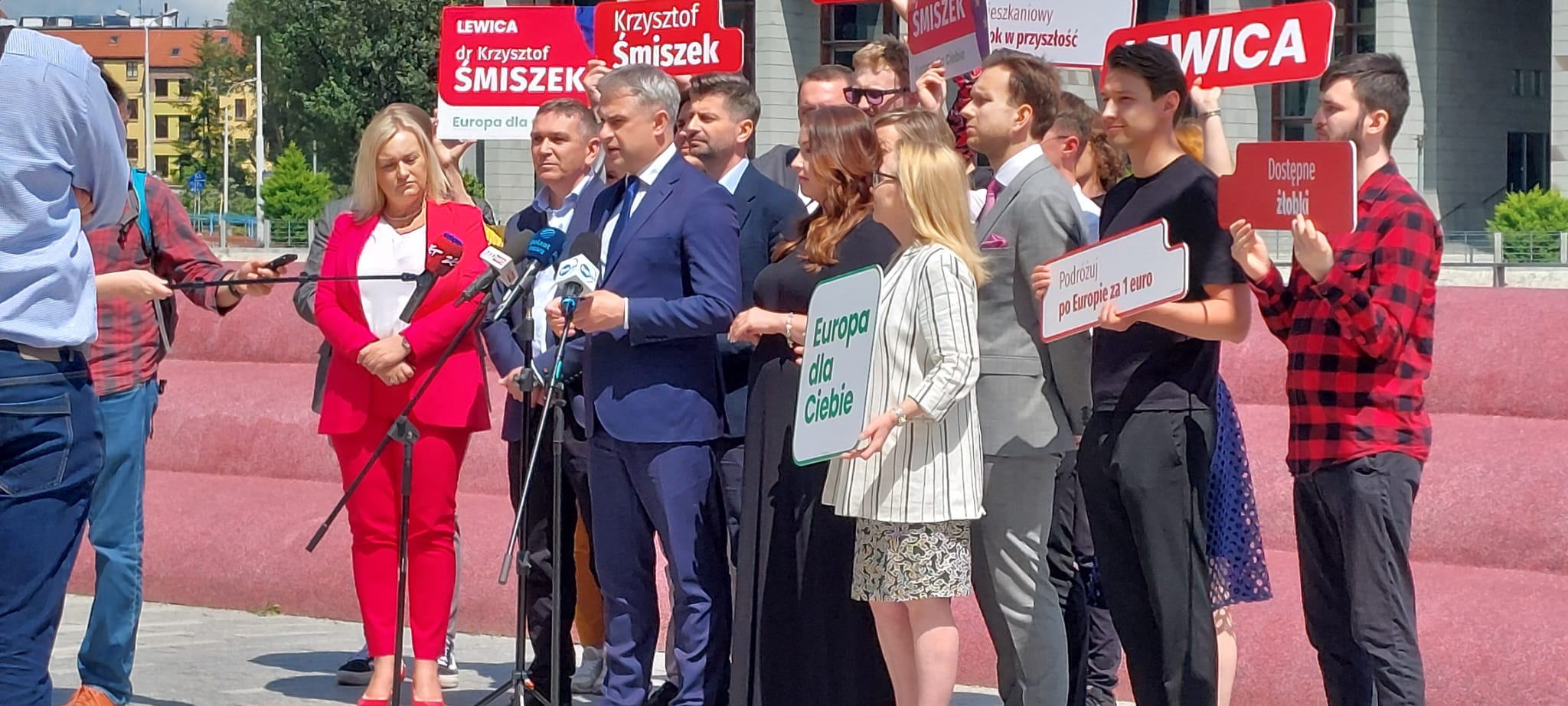 2024 05 29 Wrocławska konferencja prasowa Nowej Lewicy z udziałem ministra cyfryzacji Krzysztofa Gawkowskiego